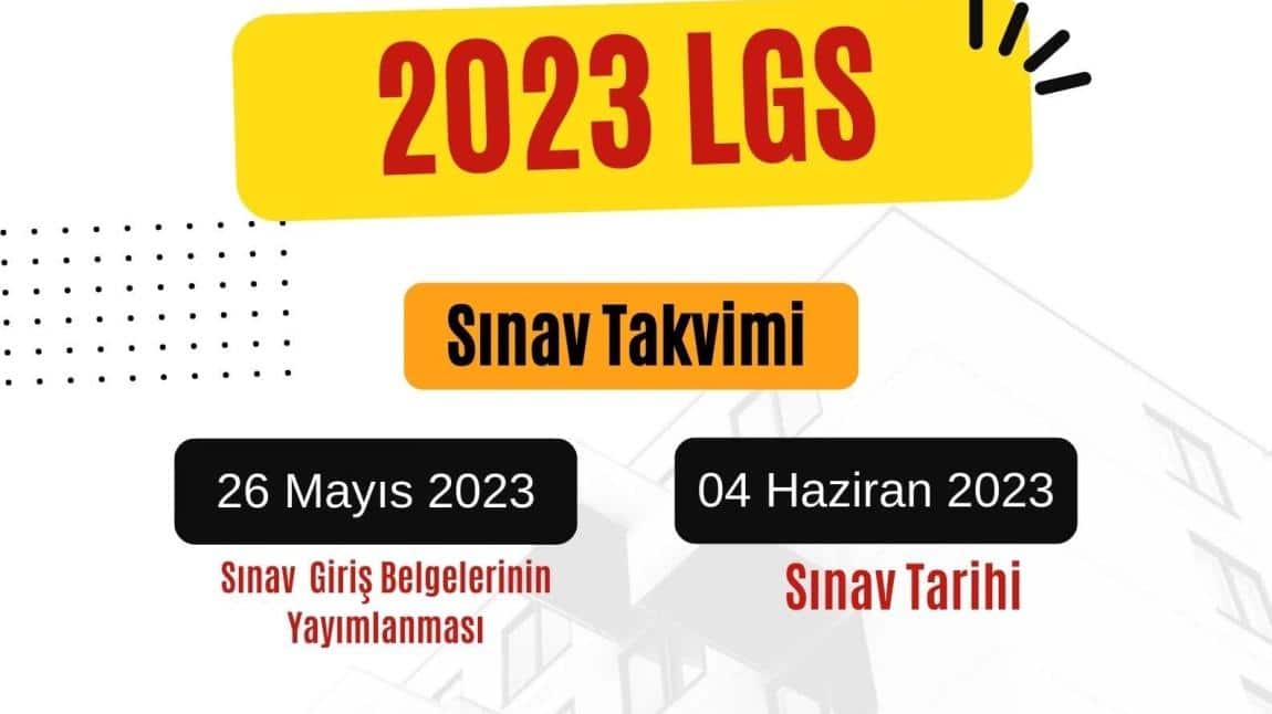 2023 LGS SINAV TARİHİ BELLİ OLDU